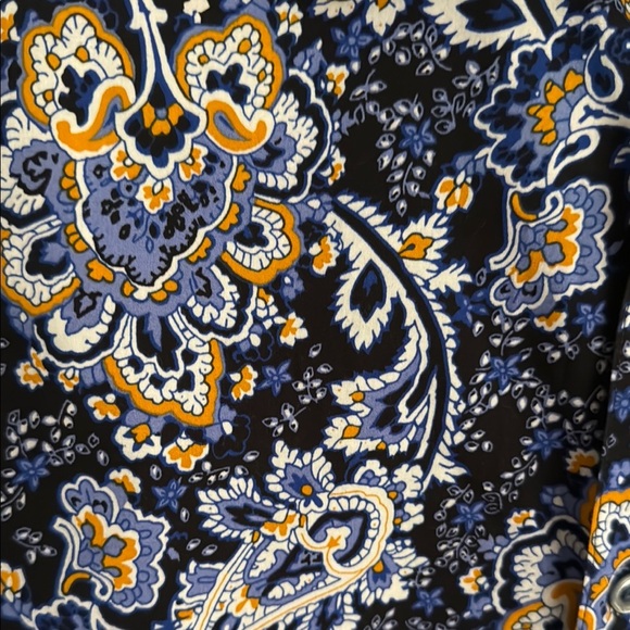 Robert Graham Blue and White Casual Button Down Shirt EUC - Picture 2 of 7